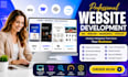 build wix webflow studio squarespace opencart developer website development