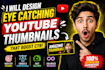 create modern youtube thumbnails with high CTR