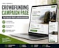 design  professional crowdfunding campaign page that converts