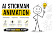 make viral ai stickman animation videos