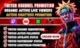 boost your twitch stream with live viewers and active chatters