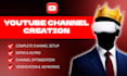 create and setup youtube channel