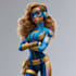 superhero character for comics