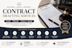 draft customized contracts, agreements and legal documents