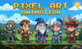 do pixel art animation, spritesheet, game art, indie game, game character