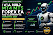 build trading bot, forex ea, algorithm trading system