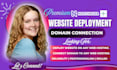 deploy website on netlify, cpanel, godaddy or connect domain