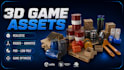 create 3d game assets and props