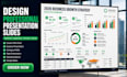 design powerpoint slides, google slides and canva presentation template design