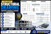 create structural drawing, beam design,  footing plan, slab and load calculation