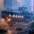 make futuristic sci fi spaceships and spacecraft art