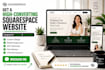 do a high converting squarespace 7 1 website design redesign