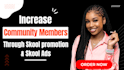 increase skool members with skool ads skool community promotion skool promotion