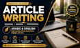 write and translate professional arabic and english articles