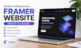 design framer website, framer landing page, responsive framer website