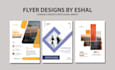design a clean, creative and printable flyer