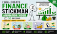create engaging 30 second finance stickman animation videos