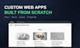 develop a full stack web application with react nextjs and nodejs