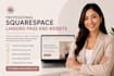 professional squarespace landing page and website