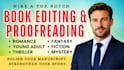 developmental edit proofread romance fiction ya thriller book KDP book editor