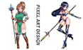 do pixel art pixel character sprite sheet game asset pixel animation 8 bit art