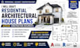 draft residential architectural house plans autocad construction documents