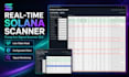 build a real time solana pump fun token scanner with gui