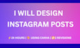 instagram post design carousel and story posts
