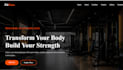 create a modern responsive gym fitness website