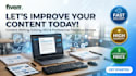 do thumbnail design, content writing, prompt engineering