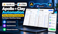 setup apollo io automation workflow,apollo sales pipeline,apollo io crm,clay com