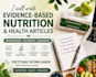 write evidence based nutrition and health articles