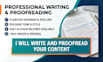 expertly proofread and rewrite your content