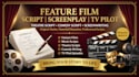 feature film script screenplay theatre script screen writing and comedy script