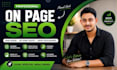 do onpage SEO optimization for google and ai search ranking