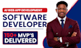 develop custom software, saas, web application as full stack developer
