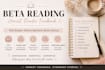 beta read your fiction and give honest reader feedback