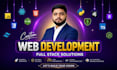 do custom web development as a full stack expert