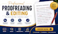 professionally proofread and edit your document, book, manuscript, or ebook