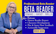 beta read alpha reader romance beta reader fantasy thriller novel beta reader