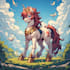 create high quality pony character illustration