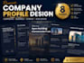 design a premium company profile brochure