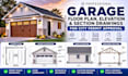 design a permit set detached garage new construction drawing