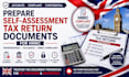 prepare self assessment tax return documents for hmrc