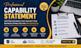 design wining government capability statement for sam and contracts