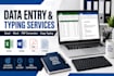 do typing job, retype scanned images, and handwritten notes