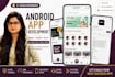 develop native android app using java, kotlin and flutter for cross platform