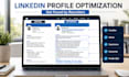 optimize and rewrite your professional linkedin profile