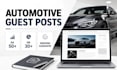 publish automotive guest posts on da 50 real car blogs