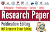 edit, proofread, and polish your scientific paper or journal article